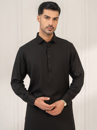 Black Kameez Shalwar - ALWA-KS-754
