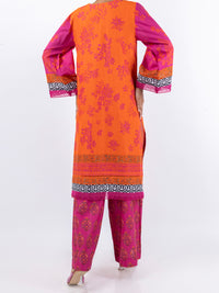 Fuchsia Cambric 3 Piece Stitched - AWP-3PS-689