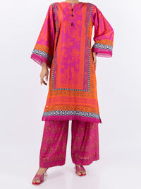 Fuchsia Cambric 3 Piece Stitched - AWP-3PS-689