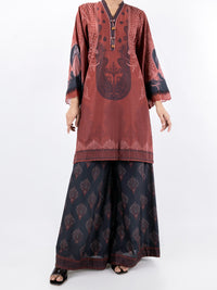 Maroon Cambric 2 Piece Stitched - AWP-3PS-691