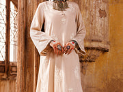 Beige Cotton Dobby Tunic - AWP-LK-706