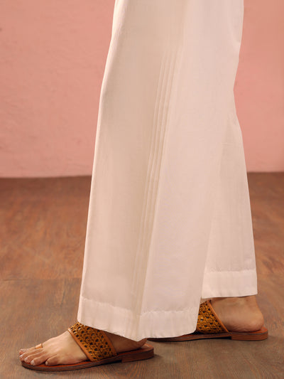 White Dyed Trousers - AL-T-720