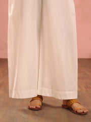 White Dyed Trousers - AL-T-720 - Almirah Online