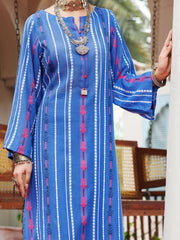 Blue Yarn Dyed Tunic - AWP-LK-723