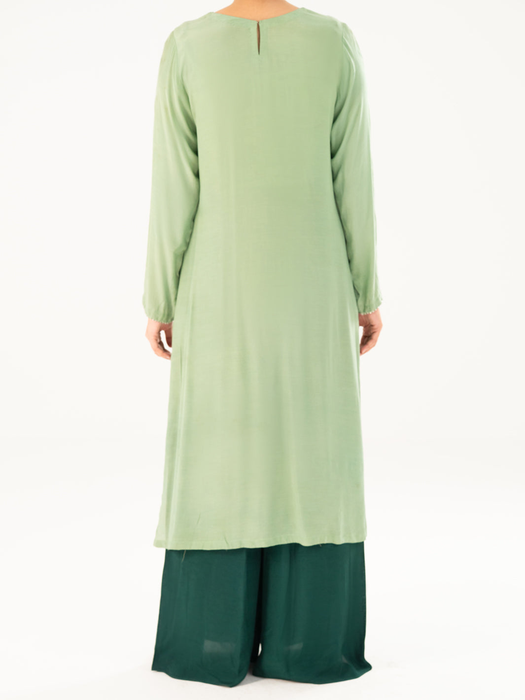 Light Green Thai Silk 2Pc Stitched - AWP-2PS-LKS-822