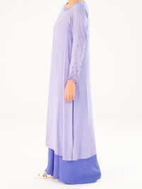 Light Purple Thai Silk 2Pc Stitched - AWP-2PS-LKS-823