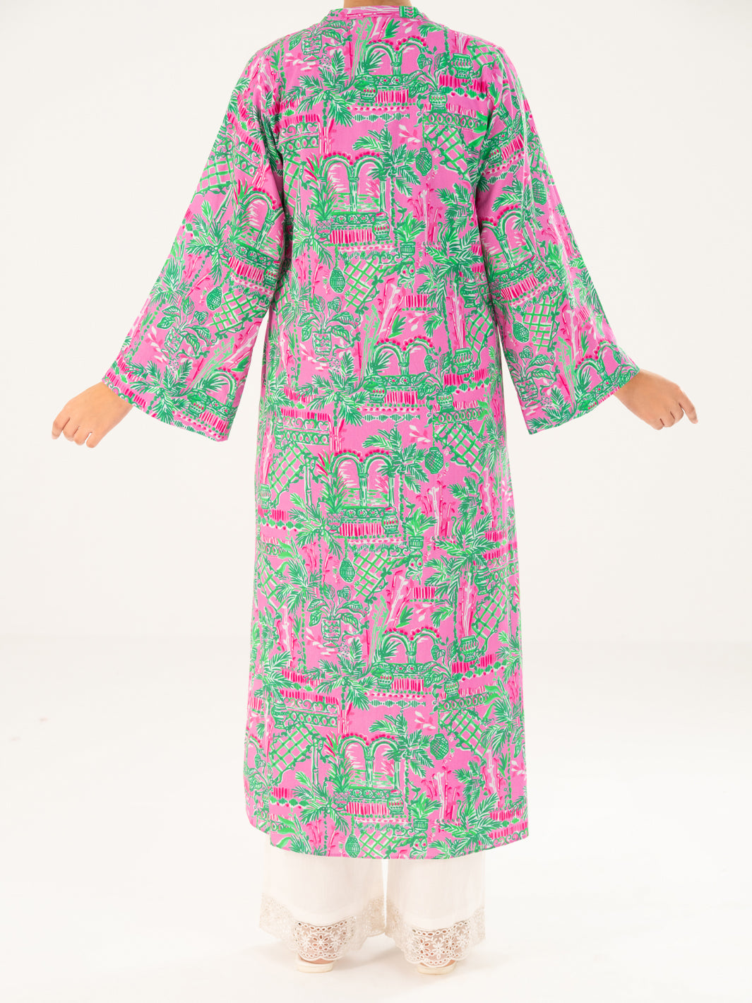 Green Cambric Kurti - AWP-LK-907