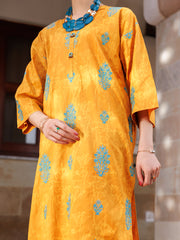 Mustard Lawn Tunic - AL-LK-966