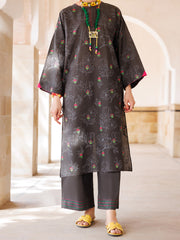 Charcoal Cambric Tunic - AL-LK-969 - Almirah Online