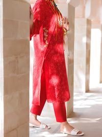 Red Lawn Tunic - AL-LK-970