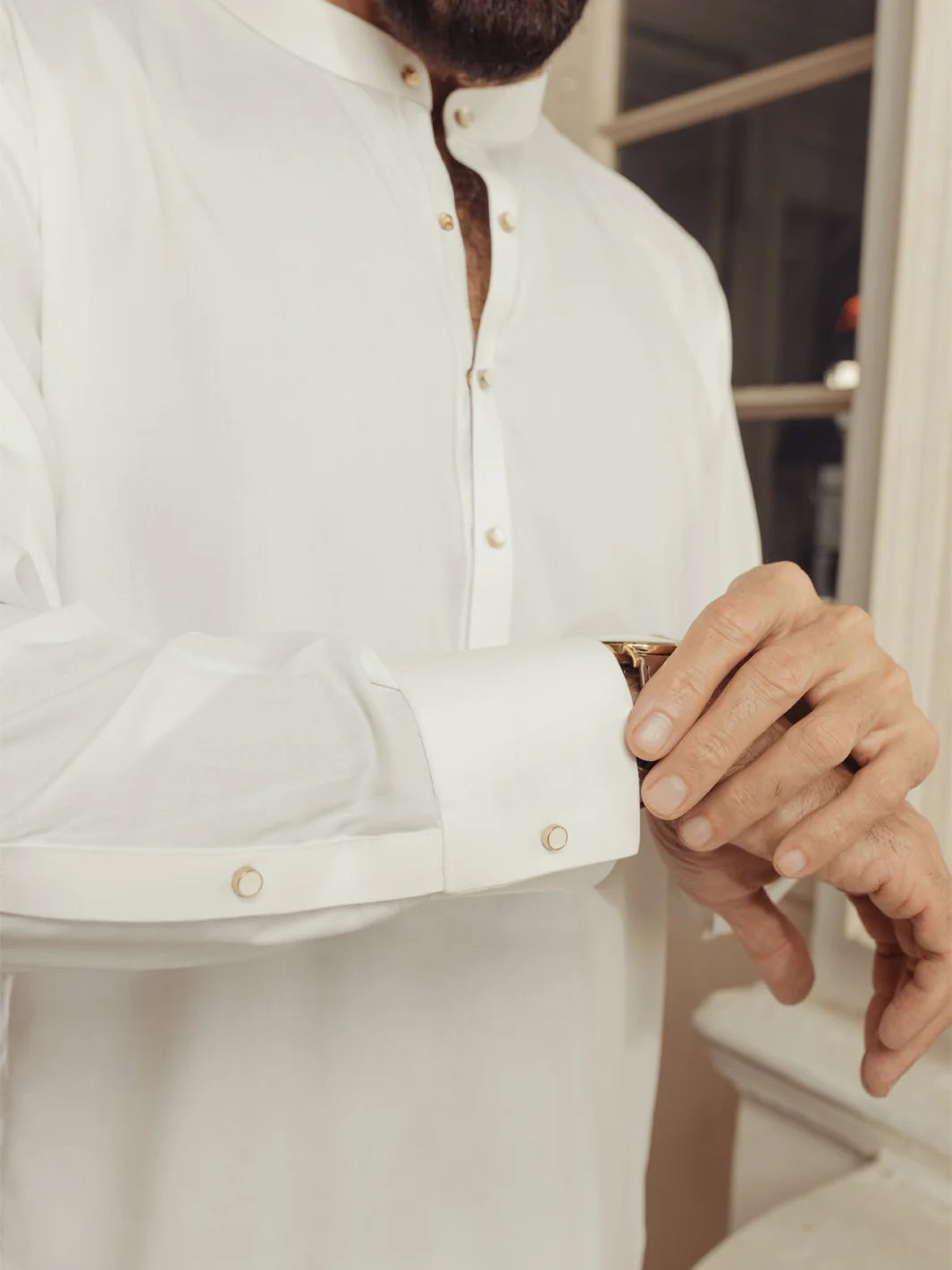 White Plain Kameez Shalwar - ALET-KS-3011-R3