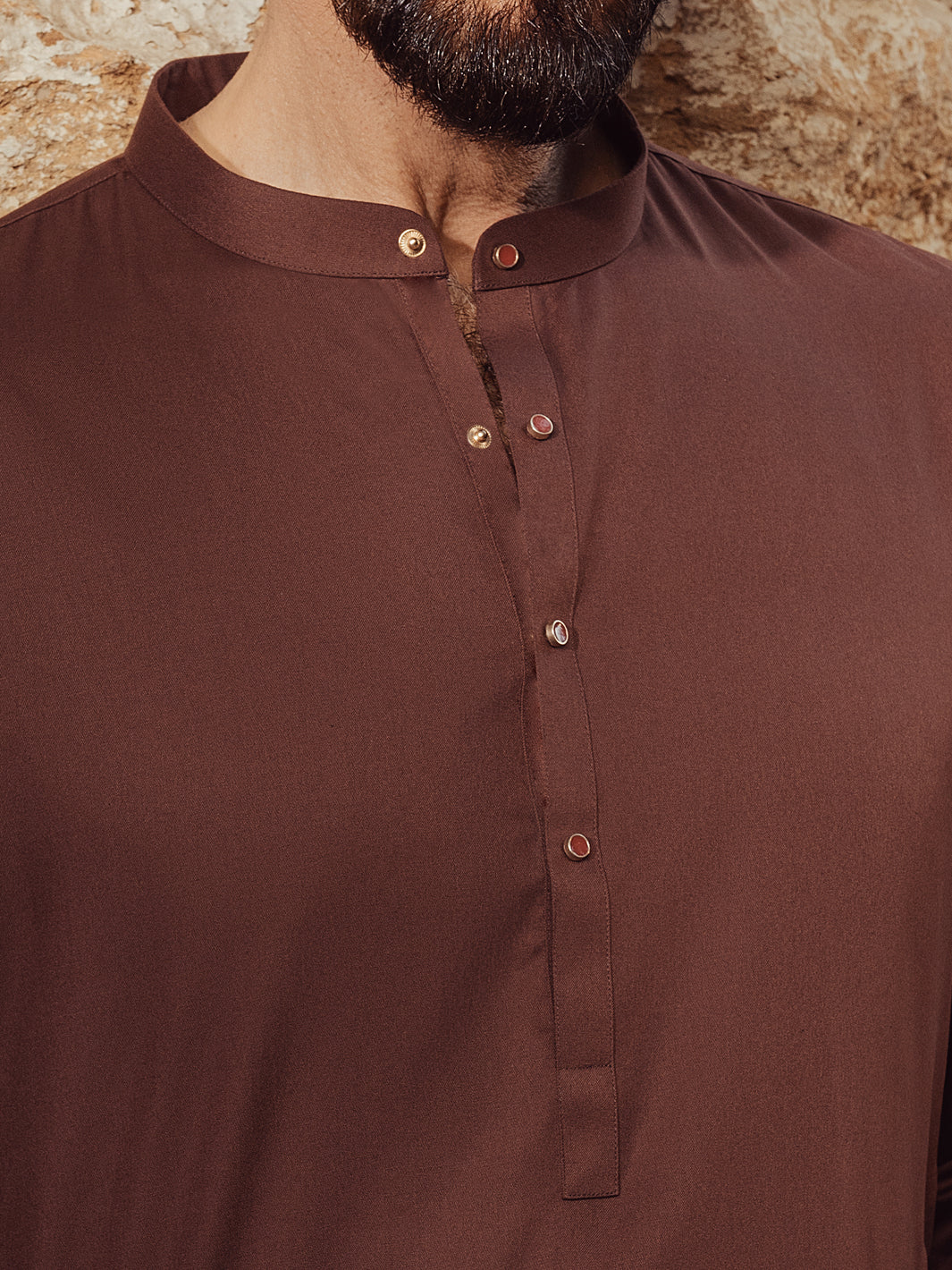 Maroon Plain Kurta Trousers - ALET-KT-3006-R1