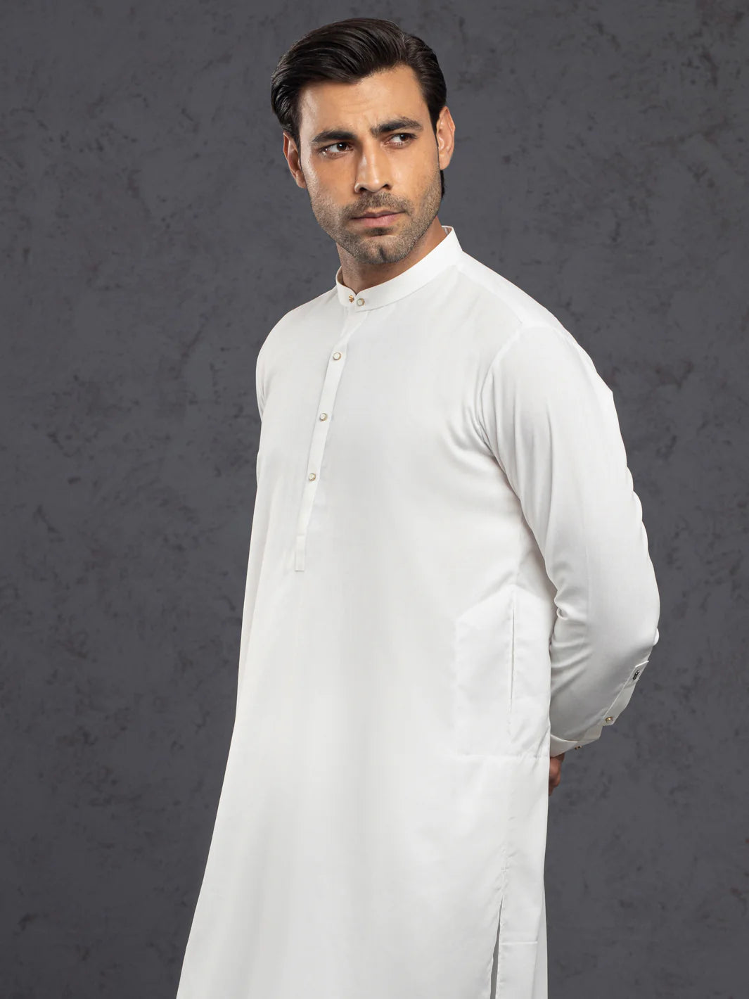 White Kurta Trousers - ALET-KT-3001