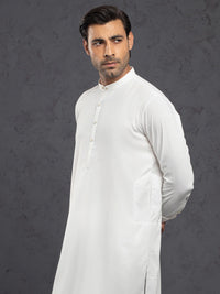 White Kurta Trousers - ALET-KT-3001