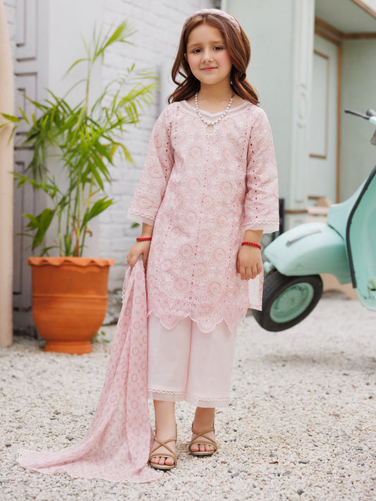 Light Pink Lawn Formal 3Pc Stitched - ALGR-3PS-LS-037