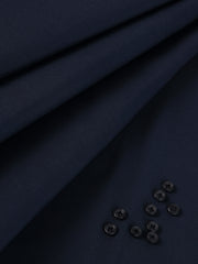 Dark Blue Blended Men Unstitched Fabric - AL-Johar-23 - Almirah Online