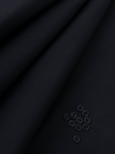 Black Blended Unstitched Fabric - AL-Johar-23