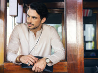 Cream Cotton Kurta - AL-K-1139A
