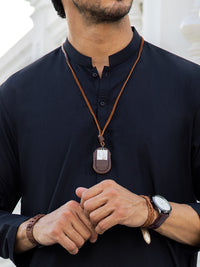 Black Blended Kurta - AL-K-1148C