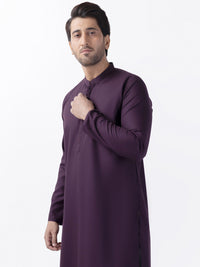 Purple Blended Kurta - AL-K-1167