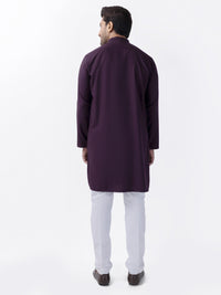 Purple Blended Kurta - AL-K-1167