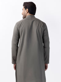 Green Blended Kurta - AL-K-1170