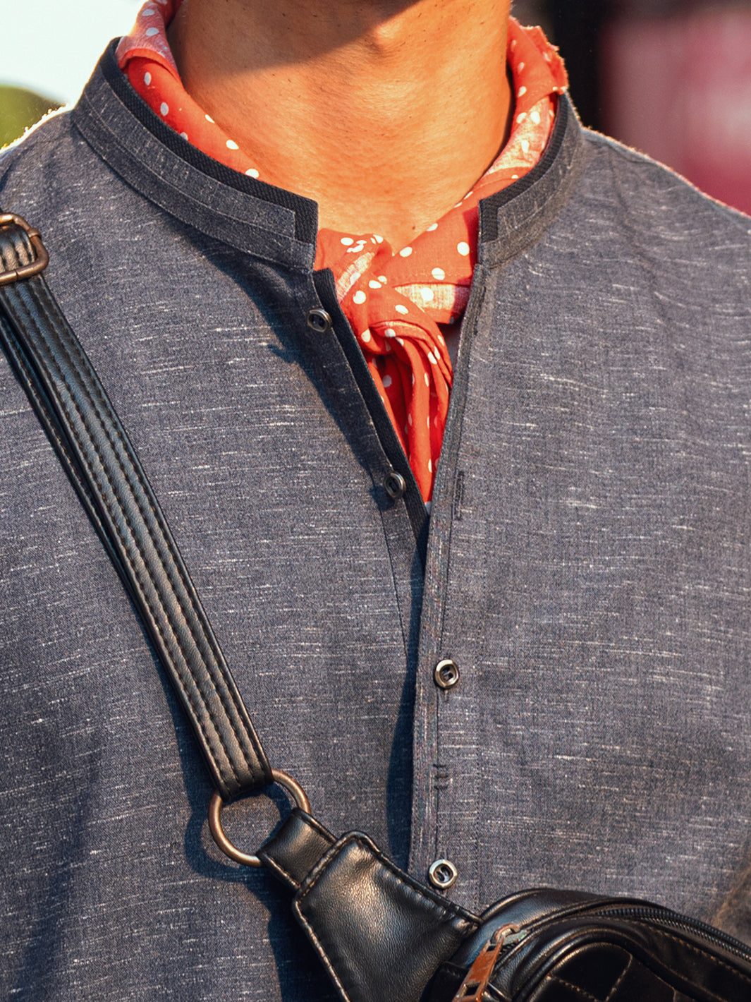 Blue Kameez Shalwar - AL-KS-3290