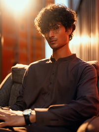 Brown Kameez Shalwar - AL-KS-3278