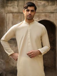Cream Cut & Sew Kurta - AL-K-1302