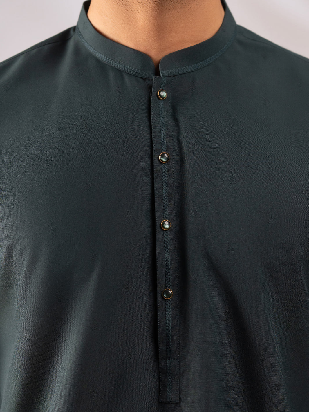 Green Cut & Sew Kurta - AL-K-1305