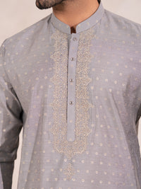 Grey Plain Special Kurta - AL-K-SP-072A