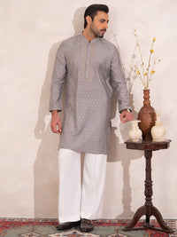 Grey Plain Special Kurta - AL-K-SP-072A