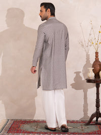 Grey Plain Special Kurta - AL-K-SP-072A