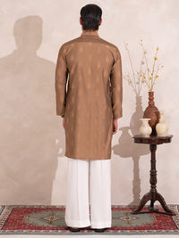Beige Semi-Formal Special Kurta - AL-K-SP-077