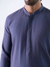 Purple Cut & Sew Kameez Shalwar - AL-KS-3246