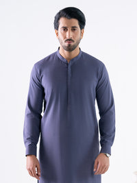 Purple Cut & Sew Kameez Shalwar - AL-KS-3246