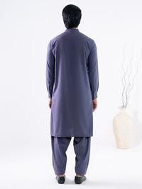 Purple Cut & Sew Kameez Shalwar - AL-KS-3246