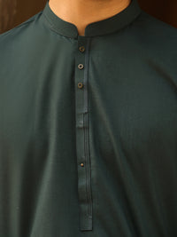 Green Cut & Sew Kameez Shalwar - AL-KS-3260