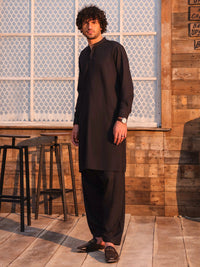 Dark Blue Kameez Shalwar - AL-KS-3271