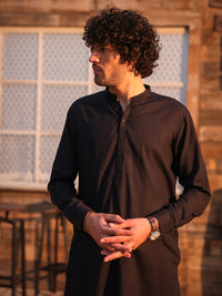 Dark Blue Kameez Shalwar - AL-KS-3271