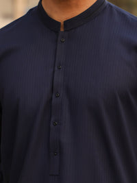 Blue Cut & Sew Kameez Shalwar - AL-KS-3277