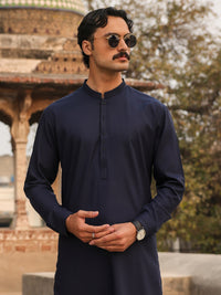 Blue Cut & Sew Kameez Shalwar - AL-KS-3277