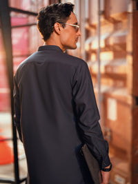 Grey Kameez Shalwar - AL-KS-3287