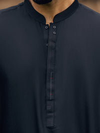 Black Kameez Shalwar - AL-KS-3292
