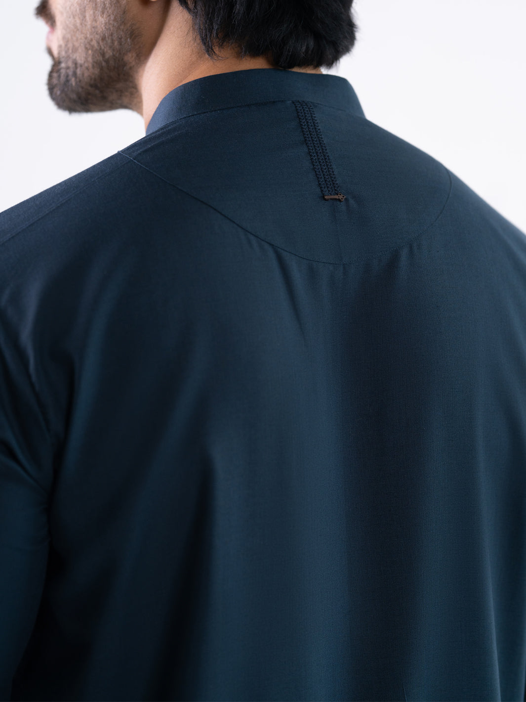 Dark Blue Semi-Formal Kameez Shalwar - AL-KS-3297