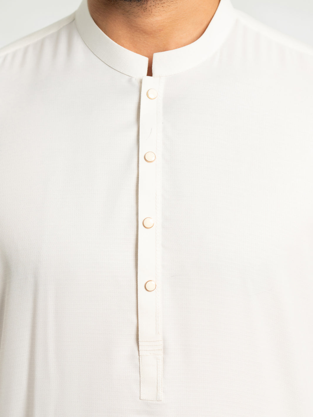 White Cut & Sew Kameez Shalwar - AL-KS-3298