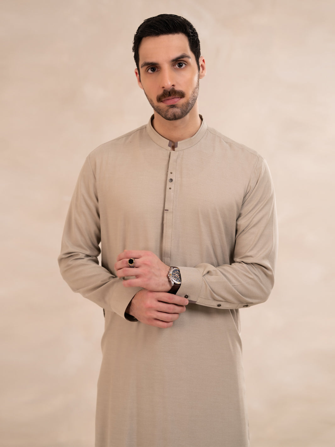 Fawn Cut & Sew Kameez Shalwar - AL-KS-3304