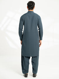 Teal Cut & Sew Kameez Shalwar - AL-KS-3321