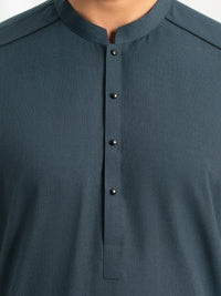 Teal Cut & Sew Kameez Shalwar - AL-KS-3321