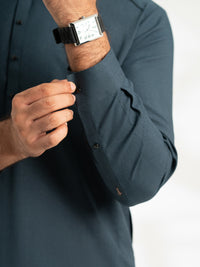 Teal Cut & Sew Kameez Shalwar - AL-KS-3321